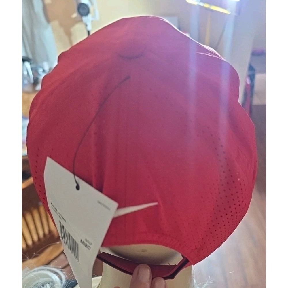 NIKE Swoosh Heritage86 2024 Olympic‎ Paris Coca Cola  Sponsor Adjustable Red Hat - Picture 11 of 11